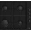 BEKO HIBG64120SB 61 cm Gas Hob - Black, Black