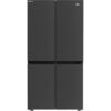 BEKO HarvestFresh GN446224VPZ Fridge Freezer - Black Steel, Black