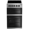 BEKO KDC5422AS 50 cm Electric Ceramic Cooker - Silver, Silver/Grey