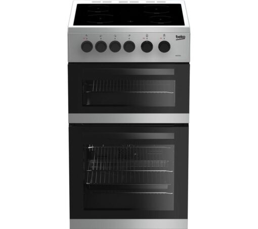 BEKO KDC5422AS 50 cm Electric Ceramic Cooker - Silver, Silver/Grey