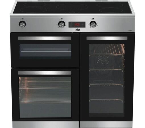 BEKO KDVI90X 90 cm Electric Range Cooker - Stainless Steel, Stainless Steel