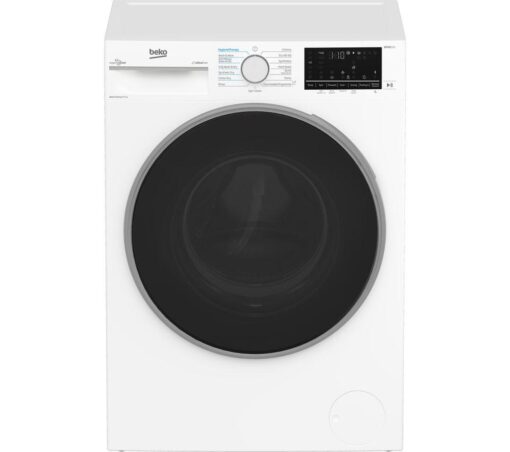 BEKO Pro B5D58544UW Bluetooth 8 kg Washer Dryer - White, White