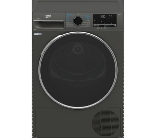 BEKO Pro B5T4923IG 9 kg Heat Pump Tumble Dryer - Graphite, Silver/Grey