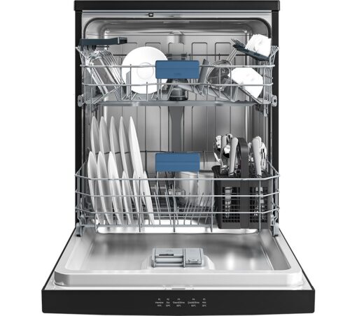 BEKO Pro BDFN15420B Full-size Dishwasher - Black, Black