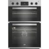 BEKO Pro RecycledNet BBXDF22300S Electric Double Oven - Silver, Silver/Grey