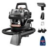 BISSELL SpotClean HydroSteam 3689E Carpet Cleaner - Black & Copper Harbor, Brown,Black