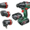 BOSCH AdvancedImpact 18 Cordless Combi Drill with 2 Batteries