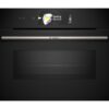 BOSCH CMG778NB1 Built-in Compact Oven with Microwave - Black, Black