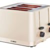 BOSCH MyMoment TAT3M147GB 4-Slice Toaster - Beige, Cream