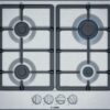 BOSCH Serie 2 PGP6B5B90 Gas Hob - Stainless Steel, Stainless Steel