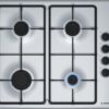 BOSCH Series 2 PBP6B5B60 58 cm Gas Hob - Stainless Steel, Stainless Steel