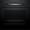 BOSCH Series 4 HBS573BB0B Electric Pyrolytic Oven - Black, Black