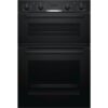 BOSCH Series 4 MBS533BB0B Electric Double Oven - Black, Black