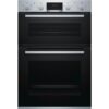 BOSCH Series 4 MBS533BS0B Electric Double Oven - Stainless Steel, Stainless Steel