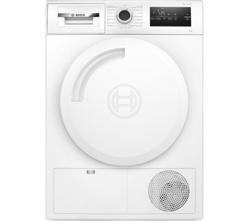 BOSCH Series 4 WTN83202GB 8 kg Condenser Tumble Dryer - White, White