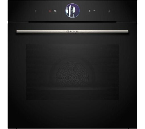 BOSCH Series 8 HSG7364B1B Electric Steam Smart Oven - Black, Black