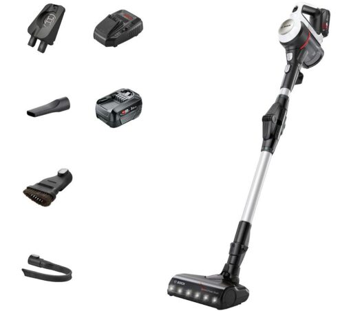 BOSCH Unlimited 7 BCS712GB Auto Detect Cordless Vacuum Cleaner - White & Black, Black,White