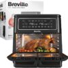 BREVILLE Halo Flexi VDF130 Air Fryer - Black, Black