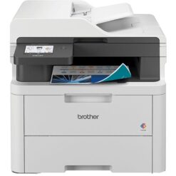 BROTHER DCPL3555CDW All-in-One Wireless Laser Printer, White