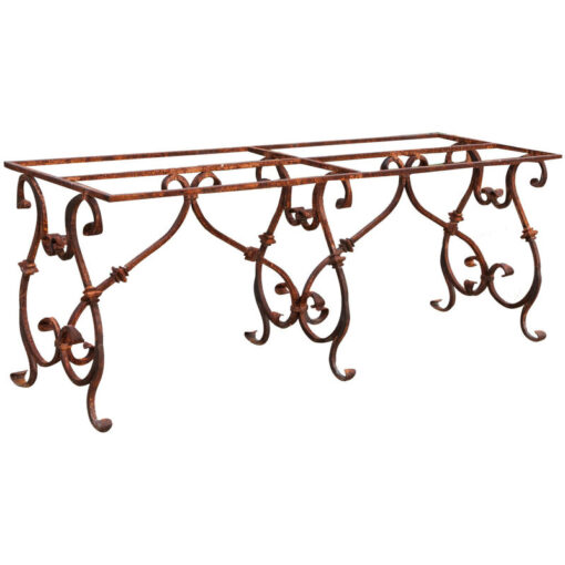 Biscottini - Full iron made W200xDP70xH74 cm sized table base