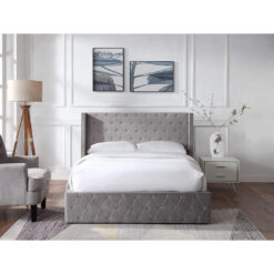 Borneo Upholstered Storage Bed with Mattress