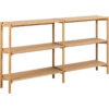 Braidwood Bookcase with 4 Shelves in Oak