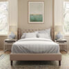 Briana Luxe Tufted Upholstered Bed Frame