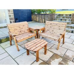 Burghley Corner Set - L190 x W178 x H98 - Redwood