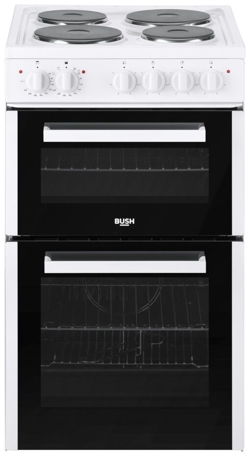 Bush BETAW50W 50cm Twin Cavity Electric Cooker - White