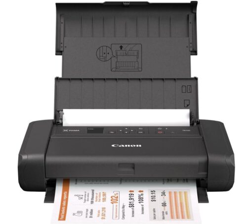 CANON PIXMA TR150 All-in-One Wireless Inkjet Printer with Battery - Black, Black