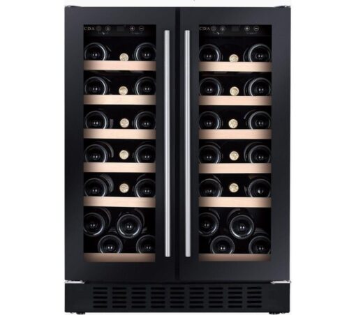 CDA CFWC624BL Wine Cooler - Black, Black