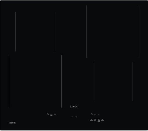 CDA HN6013FR 59 cm Electric Induction Hob - Black, Black