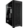 CORSAIR 7000D Airflow CC-9011218-WW ATX Full Tower PC Case - Black, Black