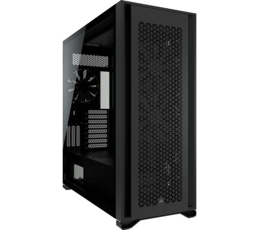 CORSAIR 7000D Airflow CC-9011218-WW ATX Full Tower PC Case - Black, Black