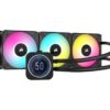 CORSAIR iCUE H150i ELITE LCD XT Liquid 360 mm CPU Cooler - RGB LED, Black