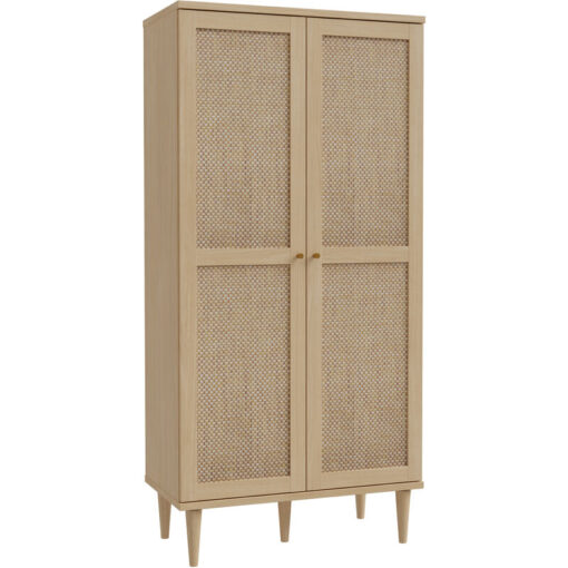 Calasetta Display Cabinet in Rattan