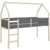 Carmelo European Single (90 x 200cm) Bed Frames Loft Bed