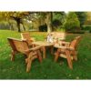 Charles Taylor - Little Fellas 4 Seater Wooden Dining Table 2 Chairs 2 Park Bench