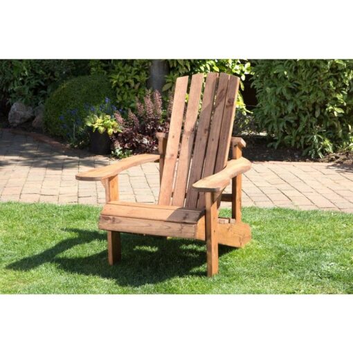 Charles Taylor - Wooden Garden Adirondack Chair Seat Lounger Armchair