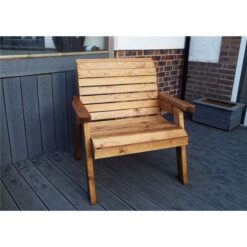 Charles Taylor - Wooden Garden Large Grand Seat Chair Armchair