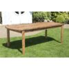 Charles Taylor - Wooden Large Rectangular Garden Dining Table 8 Seater