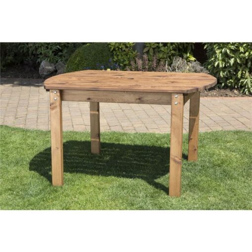 Charles Taylor Wooden Small Rectangular Garden Dining Table 4 Seater