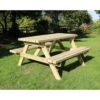 Churnet Valley - Deluxe Wooden Garden Picnic Table 1800 Length