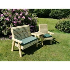 Churnet Valley - Ergo Wooden Garden Trio Set A/Tray