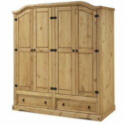 Corona 4 Door 2 Drawer Wardrobe