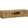 Cortina 2 Door 1 Drawer Wide TV Cabinet in Grandson Oak