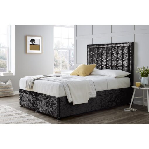 Covington Florence End Lift Ottoman Bed With 54-Inch Floorstanding Headboard