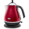 DELONGHI Micalite KBOM3001R Jug Kettle - Red, Red