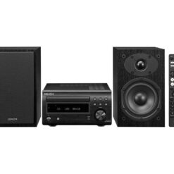 DENON DM-41DAB Wireless Traditional Hi-Fi System - Black, Black