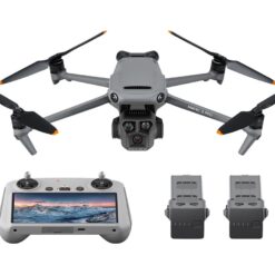 DJI Mavic 3 Pro Drone Fly More Combo with DJI RC Remote Controller - Grey, Silver/Grey